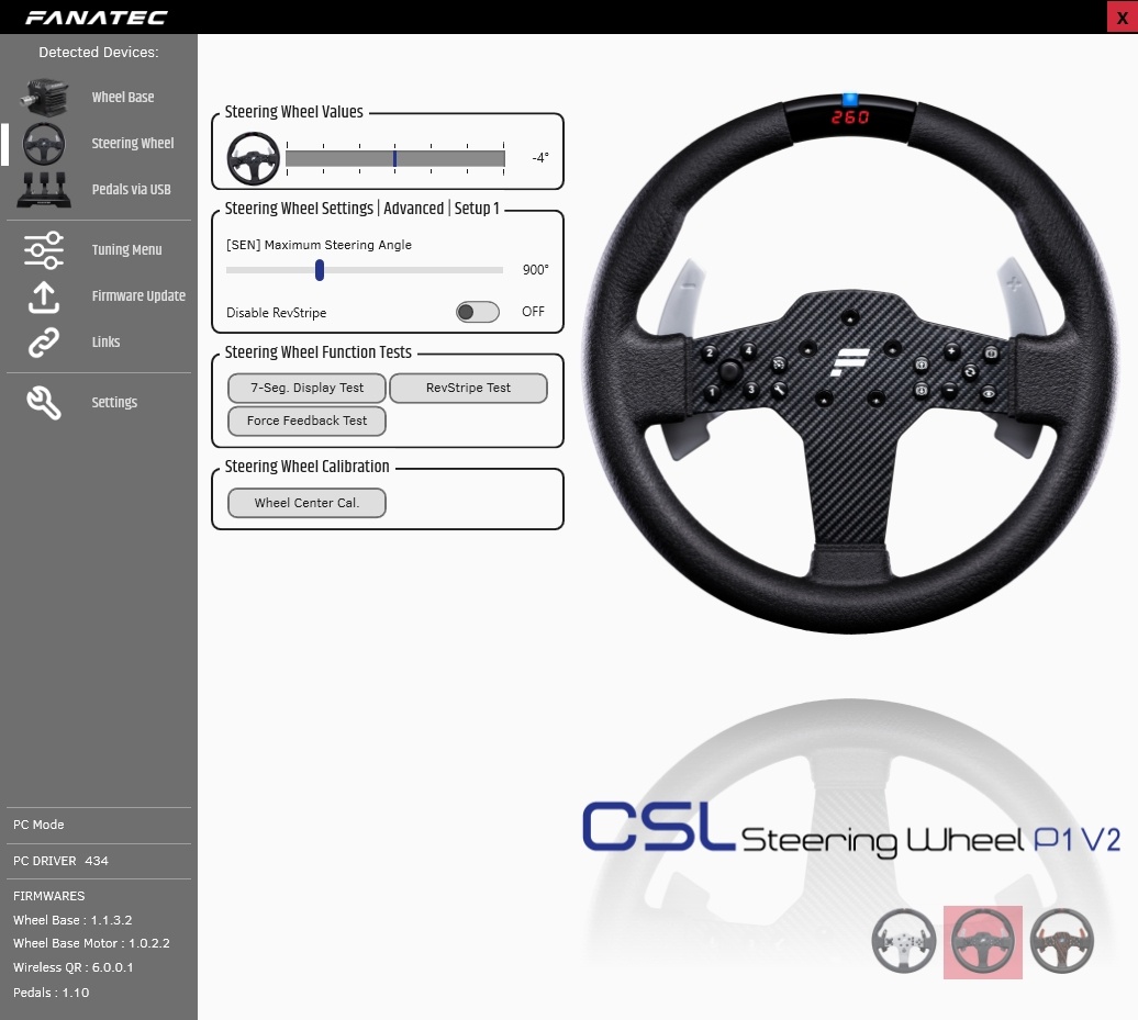 P1 V2 display and rev led doesn't work in games — Fanatec Forum