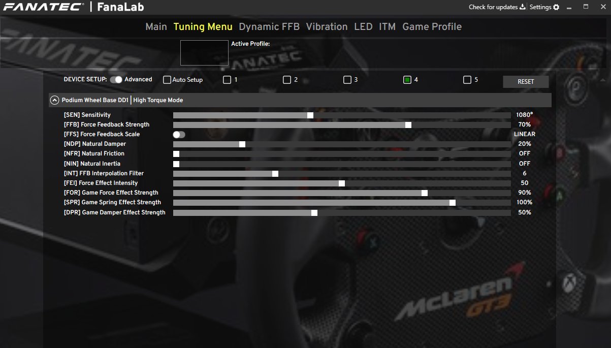 Assetto Corsa (PC) - Fanatec Recommended Settings - Page 5
